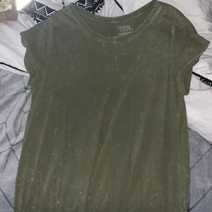 large military green t shirt dress